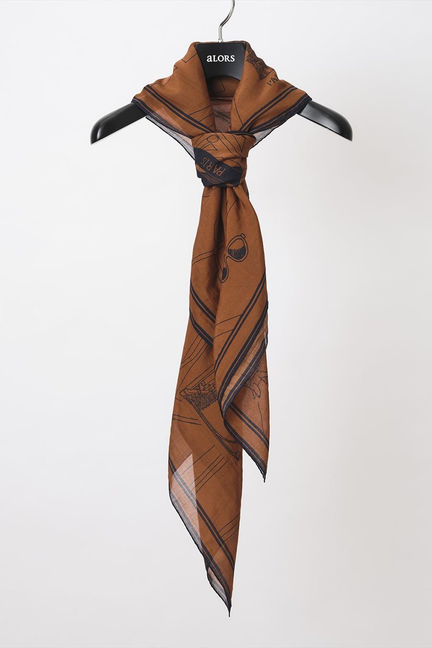 【アロー/aLORS】のFoulard Ex-libris Paris x aLORS -une collaboration d exception 人気、トレンドファッション・服の通販 founy(ファニー) 　ファッション　Fashion　レディースファッション　WOMEN　ストール　Scarves　マフラー　Mufflers　イタリア　Italy　カーディガン　Cardigan　シルク　Silk　スカーフ　Scarf　ストール　Stall　マフラー　Scarf　夏　Summer　エレガント 上品　Elegant　NEW・新作・新着・新入荷　New Arrivals　other-3|ID: prp329100004562046 ipo3291000000032257005