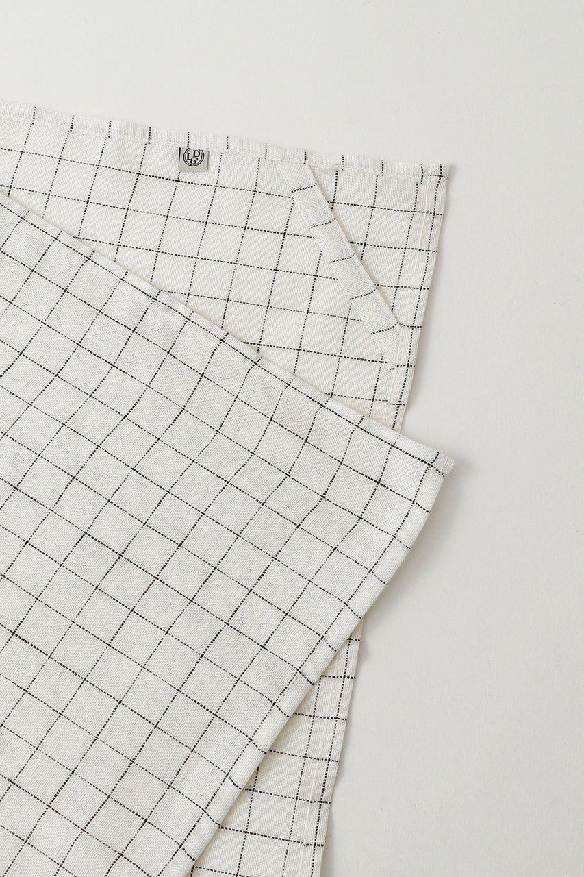 【リネンアンドデコール/LINEN & DECOR / GOODS】のGrid キッチンタオル 人気、トレンドファッション・服の通販 founy(ファニー) 　グラス　Glass　シンプル　Simple　タオル　Towel　チェック　Check　モダン　Modern　リネン　Linen　吸水　Water Absorption　皿　Dish　other-2|ID: prp329100004562048 ipo3291000000032257019
