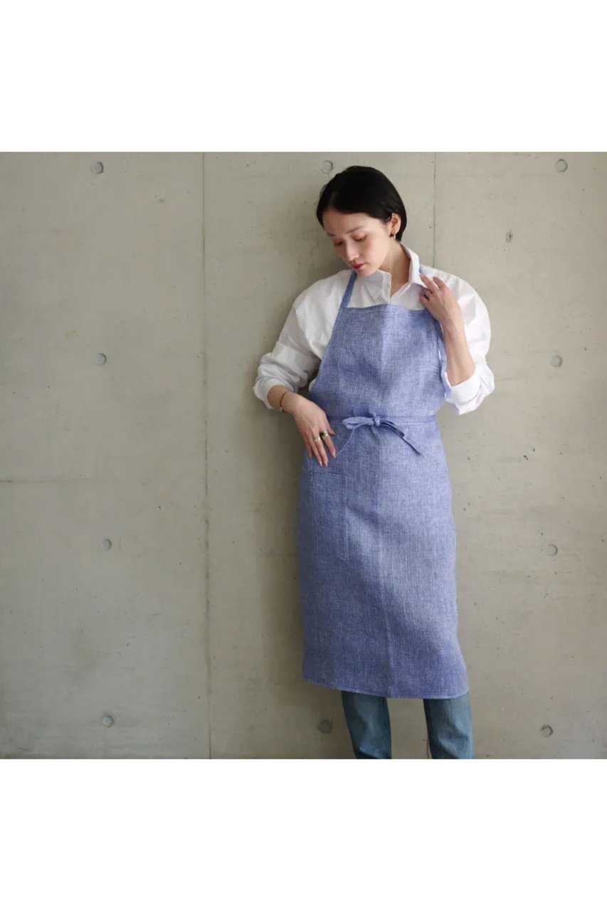 【リネンアンドデコール/LINEN & DECOR / GOODS】のBristol エプロン 人気、トレンドファッション・服の通販 founy(ファニー) 　おすすめ　Recommend　ヘリンボーン　Herringbone　リネン　Linen　リラックス　Relax　エレガント 上品　Elegant　人気　Popularity　ビジネス 仕事 通勤　Business　洗える　Washable　other-6|ID: prp329100004562050 ipo3291000000032257040