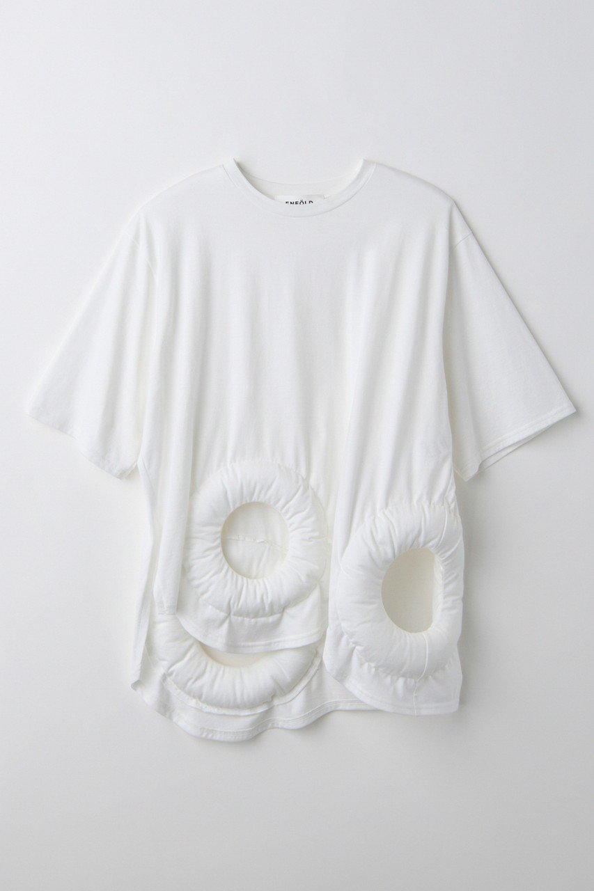 【エンフォルド/ENFOLD】の【6/4 12:00販売開始】BELL T-SHIRT/Tシャツ インテリア・キッズ・メンズ・レディースファッション・服の通販 founy(ファニー) 　ファッション　Fashion　レディースファッション　WOMEN　トップス・カットソー　Tops/Tshirt　シャツ/ブラウス　Shirts/Blouses　ロング / Tシャツ　T-Shirts　カットソー　Cut and Sewn　ショート　Short　スリーブ　Sleeve　今季　This Season　NEW・新作・新着・新入荷　New Arrivals　ホワイト|ID: prp329100004562053 ipo3291000000032257053