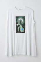 【エンフォルド/ENFOLD】の【6/4 12:00販売開始】DRAWING-PRINT TANK-TOP/タンクトップ ホワイト|ID:prp329100004562055