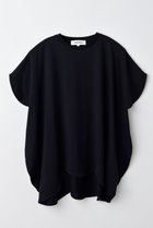【エンフォルド/ENFOLD】の【6/4 12:00販売開始】SCALLOP WIDE T-SHIRT/Tシャツ ブラック|ID:prp329100004562056