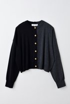 【エンフォルド/ENFOLD】のBICOLOR CARDIGAN/カーディガン ブラック|ID:prp329100004562058