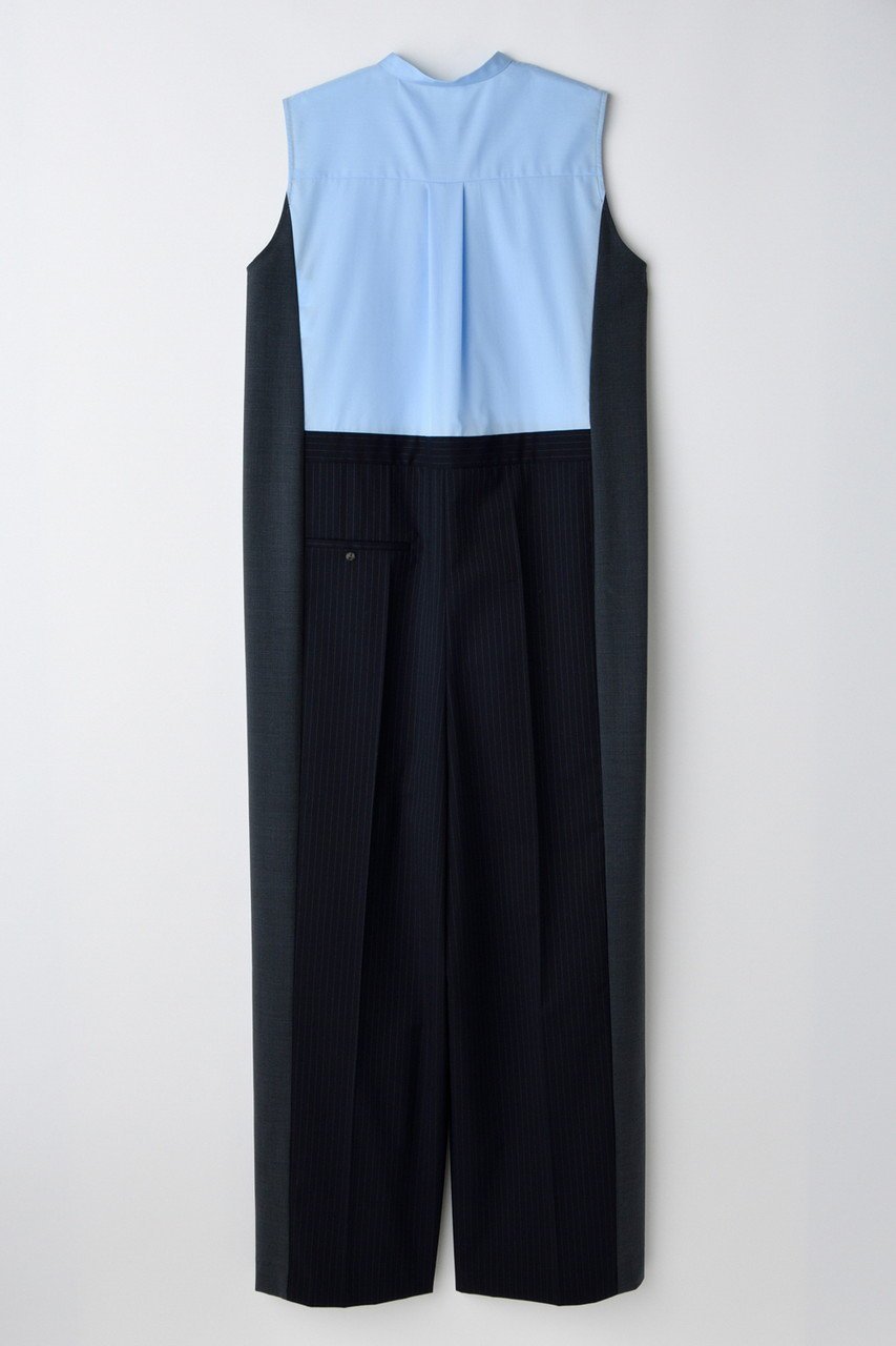 【エンフォルド/ENFOLD】のTROMPE-L OEIL ALL-IN-ONE/オールインワン 人気、トレンドファッション・服の通販 founy(ファニー) 　ファッション　Fashion　レディースファッション　Fashion for Women　パンツ　Pants & Trousers　コンパクト　Compact, Small Size　リラックス　Relax, Relaxed Fit　ルーズ　Loose, Oversized　切替　Switching, Contrast Panel　A/W・秋冬　Autumn/Winter　other-2|ID: prp329100004562060 ipo3291000000036906197