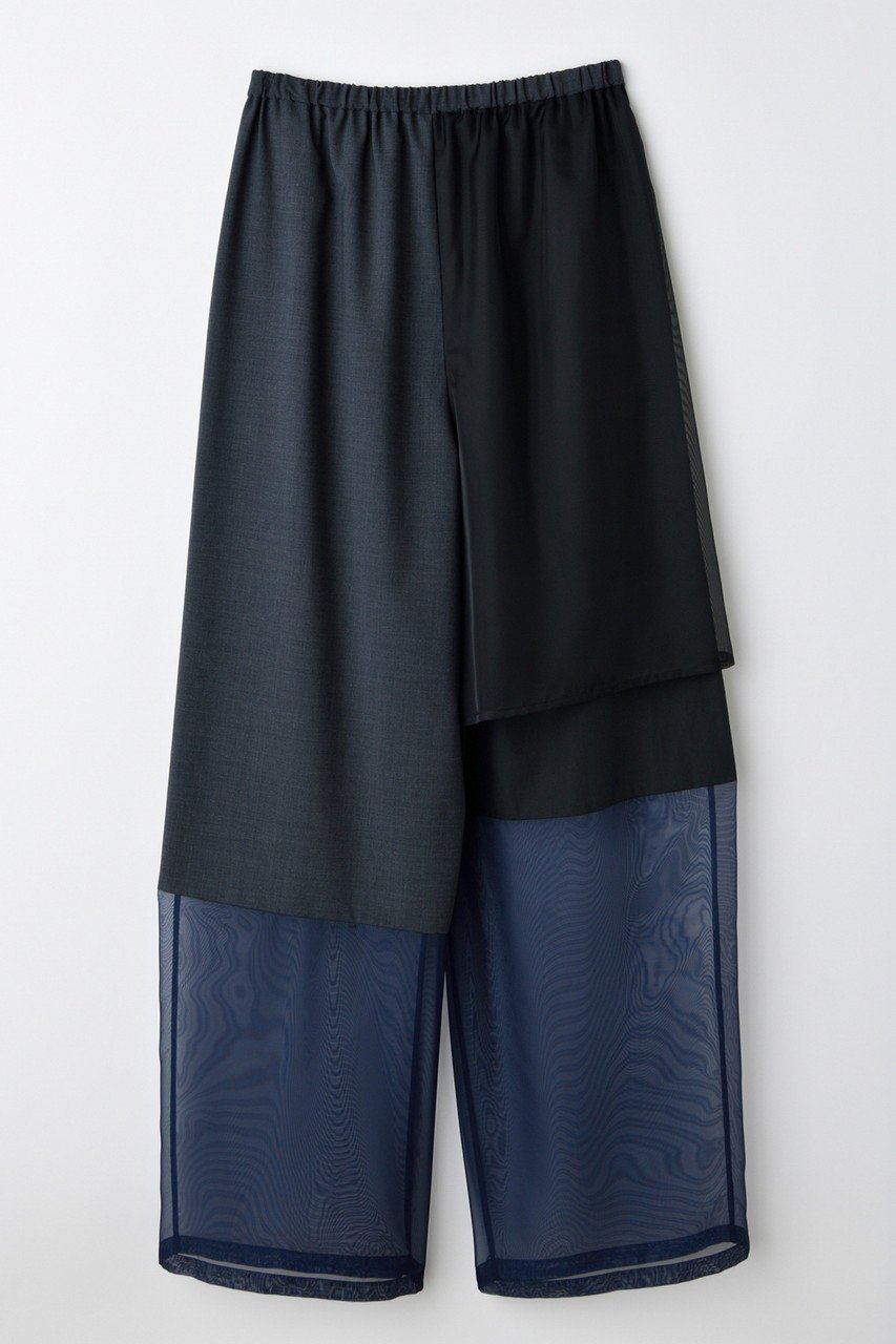 【エンフォルド/ENFOLD】のMIX-FABRIC PANTS/パンツ 人気、トレンドファッション・服の通販 founy(ファニー) 　ファッション　Fashion　レディースファッション　Fashion for Women　パンツ　Pants & Trousers　シアー　Sheer, See-Through　ストレート　Straight, Straight Cut　スーツ　Suit, Formalwear　ミックス　Mix, Mixed Style　ワイド　Wide, Wide Fit　秋　Autumn　other-2|ID: prp329100004562061 ipo3291000000035450795