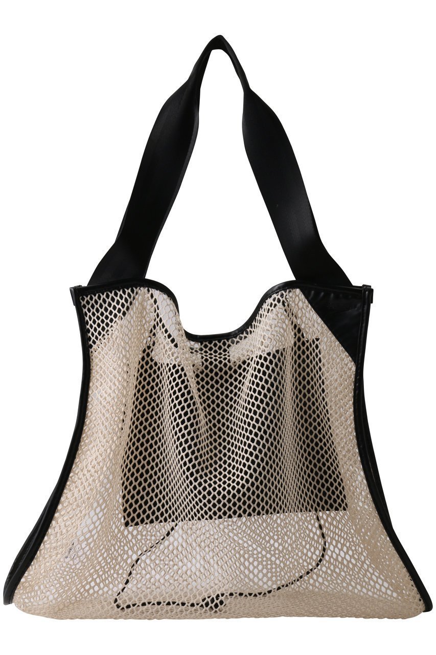 【アルアバイル/allureville】の【SPEED】 ヴォヤージュメッシュビッグトート インテリア・キッズ・メンズ・レディースファッション・服の通販 founy(ファニー) 　ファッション　Fashion　レディースファッション　Fashion for Women　バッグ　Bags　スクエア　Square, Square Shape　フォルム　Silhouette, Form　ポーチ　Pouch, Small Case　メッシュ　Mesh, Net Fabric　オフホワイト|ID: prp329100004562068 ipo3291000000036090227