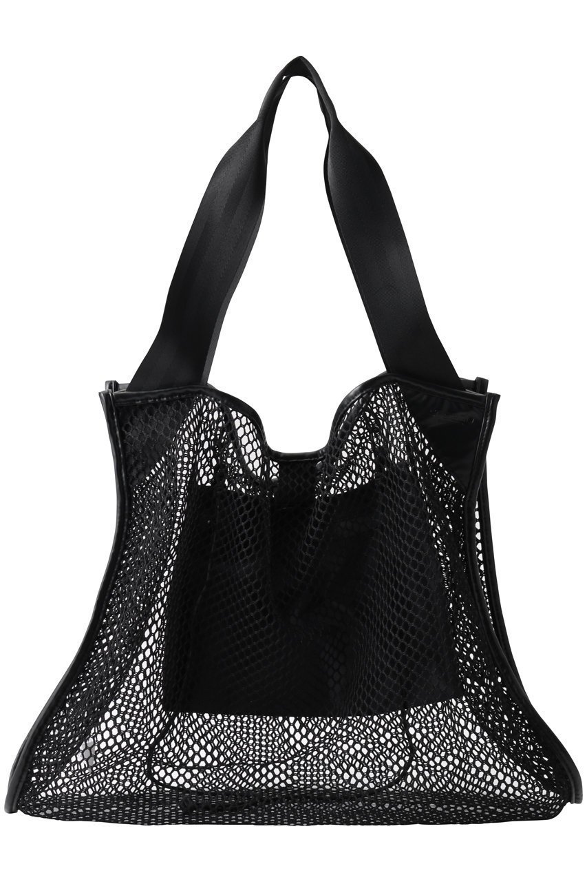 【アルアバイル/allureville】の【SPEED】 ヴォヤージュメッシュビッグトート インテリア・キッズ・メンズ・レディースファッション・服の通販 founy(ファニー) 　ファッション　Fashion　レディースファッション　Fashion for Women　バッグ　Bags　スクエア　Square, Square Shape　フォルム　Silhouette, Form　ポーチ　Pouch, Small Case　メッシュ　Mesh, Net Fabric　ブラック|ID: prp329100004562068 ipo3291000000036090229