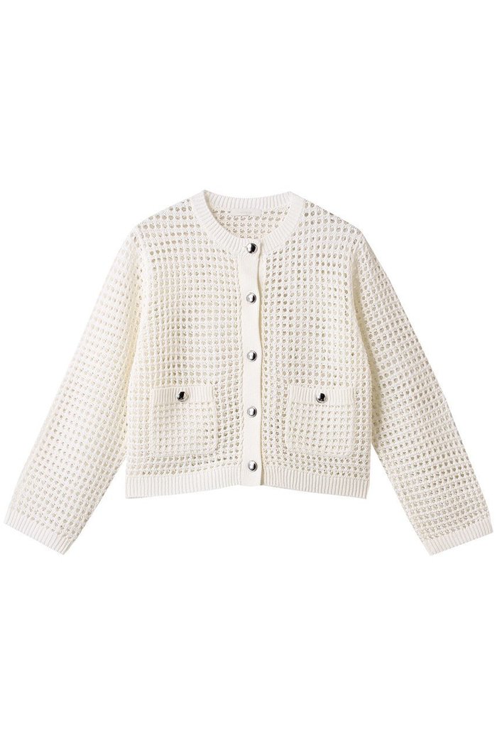 【アルアバイル/allureville】のフィッシュネットニットジャケット インテリア・キッズ・メンズ・レディースファッション・服の通販 founy(ファニー) https://founy.com/ ファッション Fashion レディースファッション WOMEN カーディガン Cardigan ジャケット Jacket ポケット Pocket エレガント 上品 Elegant NEW・新作・新着・新入荷 New Arrivals |ID: prp329100004562071 ipo3291000000032257186