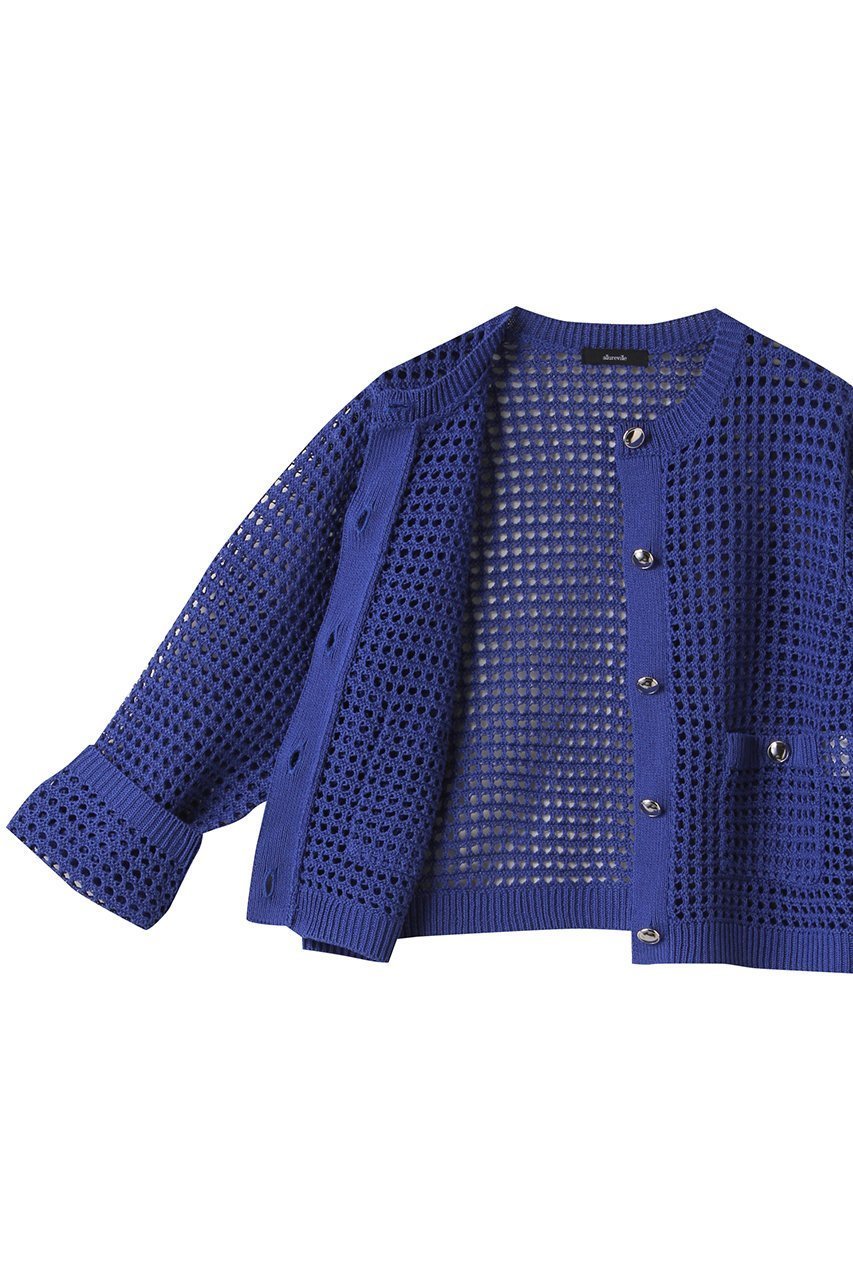 【アルアバイル/allureville】のフィッシュネットニットジャケット 人気、トレンドファッション・服の通販 founy(ファニー) 　ファッション　Fashion　レディースファッション　Fashion for Women　カーディガン　Cardigan, Knitwear　ジャケット　Jacket, Outerwear　ポケット　Pocket, Pocket Detail　エレガント 上品　Elegant　other-6|ID: prp329100004562071 ipo3291000000035478966