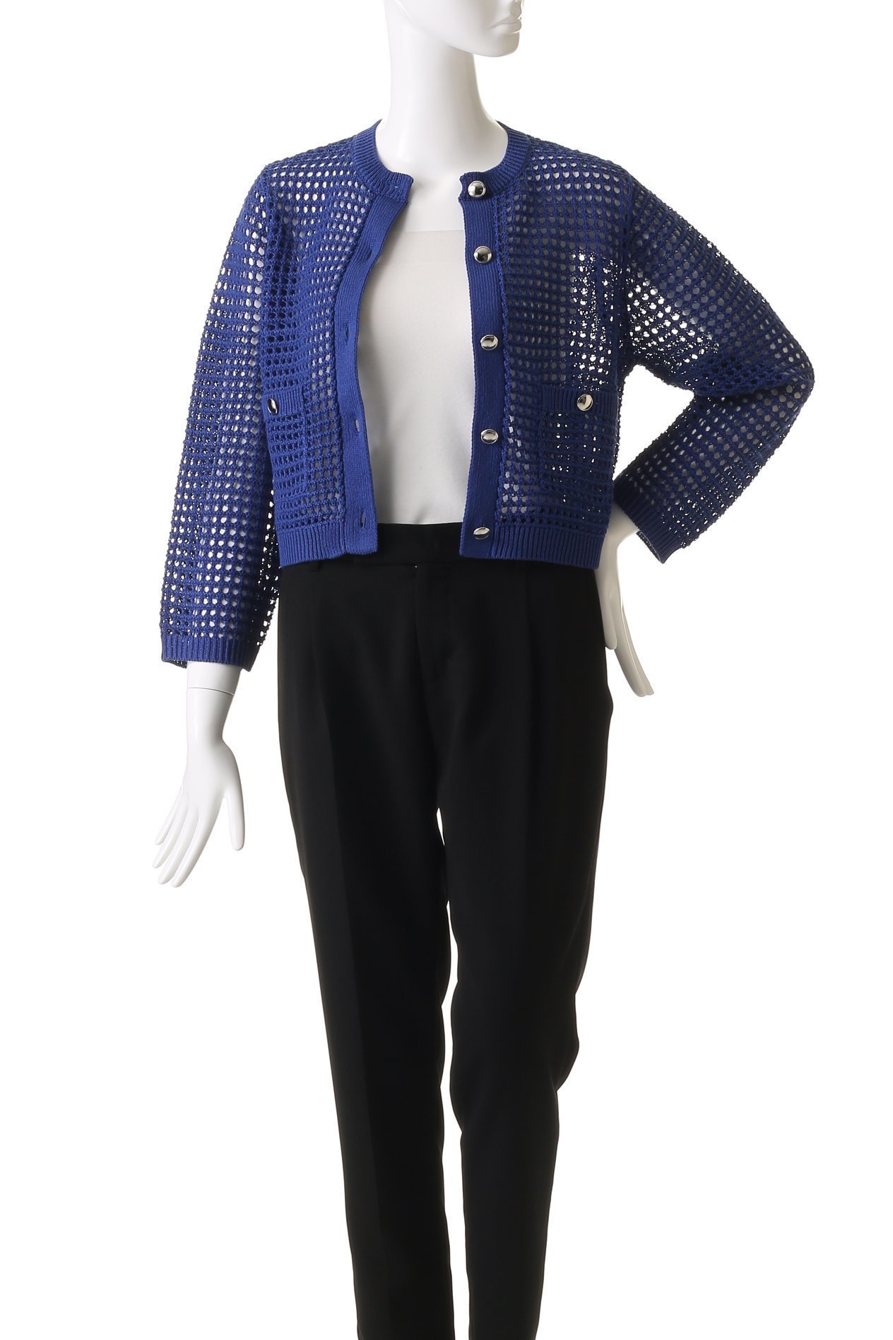 【アルアバイル/allureville】のフィッシュネットニットジャケット 人気、トレンドファッション・服の通販 founy(ファニー) 　ファッション　Fashion　レディースファッション　Fashion for Women　カーディガン　Cardigan, Knitwear　ジャケット　Jacket, Outerwear　ポケット　Pocket, Pocket Detail　エレガント 上品　Elegant　other-7|ID: prp329100004562071 ipo3291000000035478967