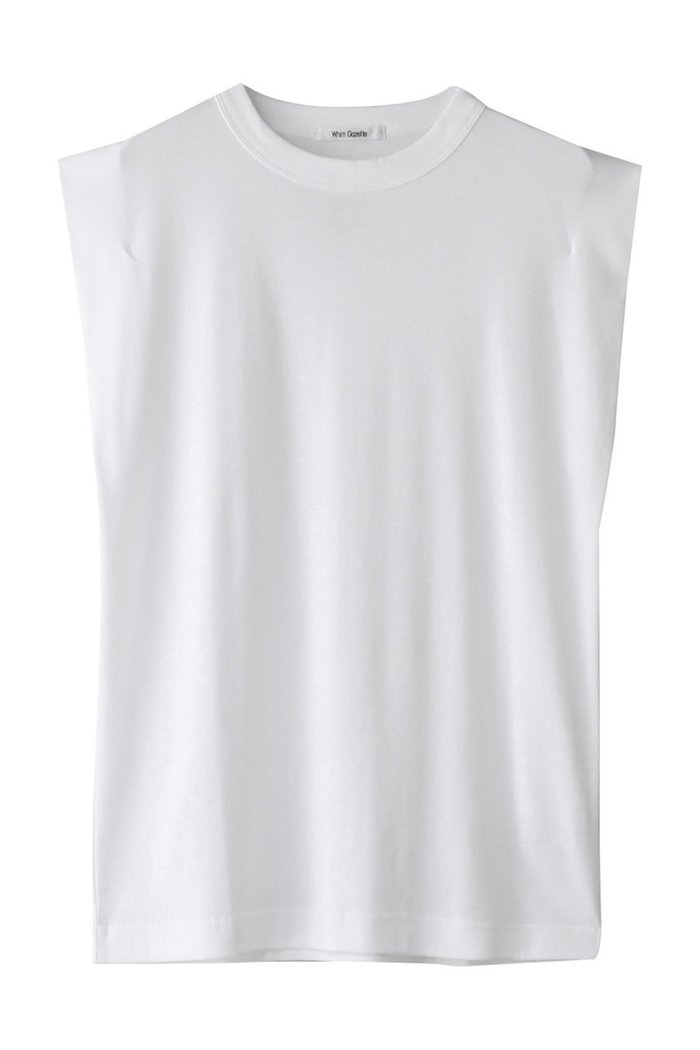 【ウィムガゼット/Whim Gazette】のショルダータックノースリーブプルオーバー インテリア・キッズ・メンズ・レディースファッション・服の通販 founy(ファニー) https://founy.com/ ファッション Fashion レディースファッション Fashion for Women トップス・カットソー Cut & Sew Tops キャミソール&ノースリーブ Camisoles & Sleeveless Tops シャツ・ブラウス・オフィスカジュアル Elegant Blouses & Button-Ups ロングTシャツ・Tシャツ Longline T-Shirts & Tees カジュアルプルオーバー・ニットトップス Pullovers & Knit Tops / Casual Pullovers カットソー・ベーシックTシャツ Cut-and-Sewn Tops / Stretch Tees & Basics キャミソール Camisole, Spaghetti Strap Top クール Cool, Chic ショルダー Shoulder, Shoulder Strap タンク Tank Top, Sleeveless Top ノースリーブ Sleeveless, No-Sleeve ベビー Baby, Babywear ベーシック Basic, Essential ボトム Bottoms, Lower Wear |ID: prp329100004562074 ipo3291000000035660990