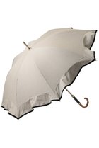 【グレイシー/Gracy】の晴雨兼用ショート長傘 Natural frill 人気、トレンドファッション・服の通販 founy(ファニー) ファッション Fashion レディースファッション Fashion for Women レイングッズ・傘・晴雨兼用傘 Umbrellas & Rain Gear ショート Short, Short Length ハンカチ Handkerchief, Hanky フリル Frill, Ruffle モダン Modern, Contemporary 傘 Umbrella, Parasol 時計 Watch, Wristwatch thumbnail ブラック|ID: prp329100004562078 ipo3291000000036036434