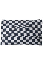 【エスゼット ブロックプリント/SZ Blockprints】のCLUTCH MARKET BAG クラッチバッグ ネイビー(CHECK)|ID: prp329100004562082 ipo3291000000035102463