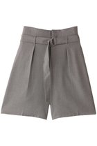【ミディウミソリッド/MIDIUMISOLID】のhi-waist belted shorts.M パンツ gray|ID: prp329100004562087 ipo3291000000032257299