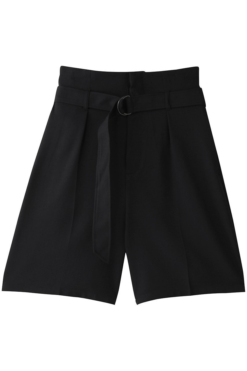 【ミディウミソリッド/MIDIUMISOLID】のhi-waist belted shorts.M パンツ インテリア・キッズ・メンズ・レディースファッション・服の通販 founy(ファニー) 　ファッション　Fashion　レディースファッション　Fashion for Women　パンツ　Pants & Trousers　ショートパンツ・ハーフパンツ　High-Waisted & Relaxed Shorts　ショート　Short, Short Length　マニッシュ　Mannish, Boyish　black|ID: prp329100004562087 ipo3291000000035068798