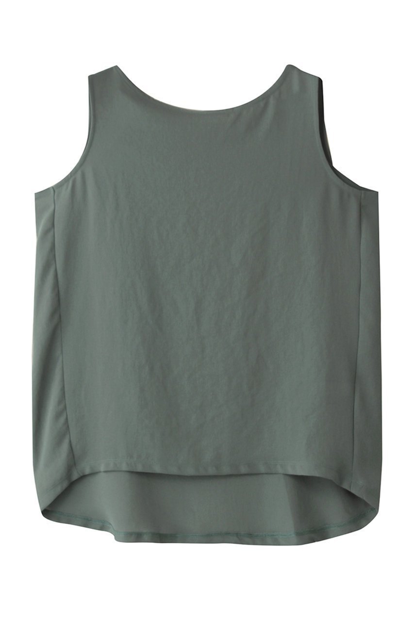【ミディウミソリッド/MIDIUMISOLID】のn/slv tucked wide PO.S プルオーバー インテリア・キッズ・メンズ・レディースファッション・服の通販 founy(ファニー) 　ファッション　Fashion　レディースファッション　WOMEN　トップス・カットソー　Tops/Tshirt　キャミソール / ノースリーブ　No Sleeves　シャツ/ブラウス　Shirts/Blouses　プルオーバー　Pullover　サマー　Summer　シアー　Sheer　ドレープ　Drape　ノースリーブ　No Sleeve　エレガント 上品　Elegant　夏　Summer　NEW・新作・新着・新入荷　New Arrivals　green|ID: prp329100004562091 ipo3291000000032257332