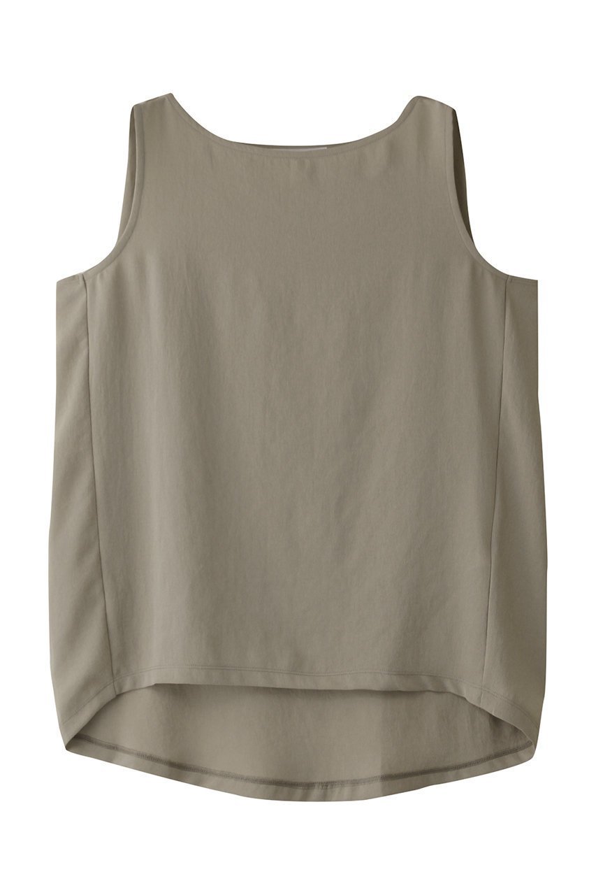 【ミディウミソリッド/MIDIUMISOLID】のn/slv tucked wide PO.S プルオーバー インテリア・キッズ・メンズ・レディースファッション・服の通販 founy(ファニー) 　ファッション　Fashion　レディースファッション　WOMEN　トップス・カットソー　Tops/Tshirt　キャミソール / ノースリーブ　No Sleeves　シャツ/ブラウス　Shirts/Blouses　プルオーバー　Pullover　サマー　Summer　シアー　Sheer　ドレープ　Drape　ノースリーブ　No Sleeve　エレガント 上品　Elegant　夏　Summer　NEW・新作・新着・新入荷　New Arrivals　khaki|ID: prp329100004562091 ipo3291000000032257333