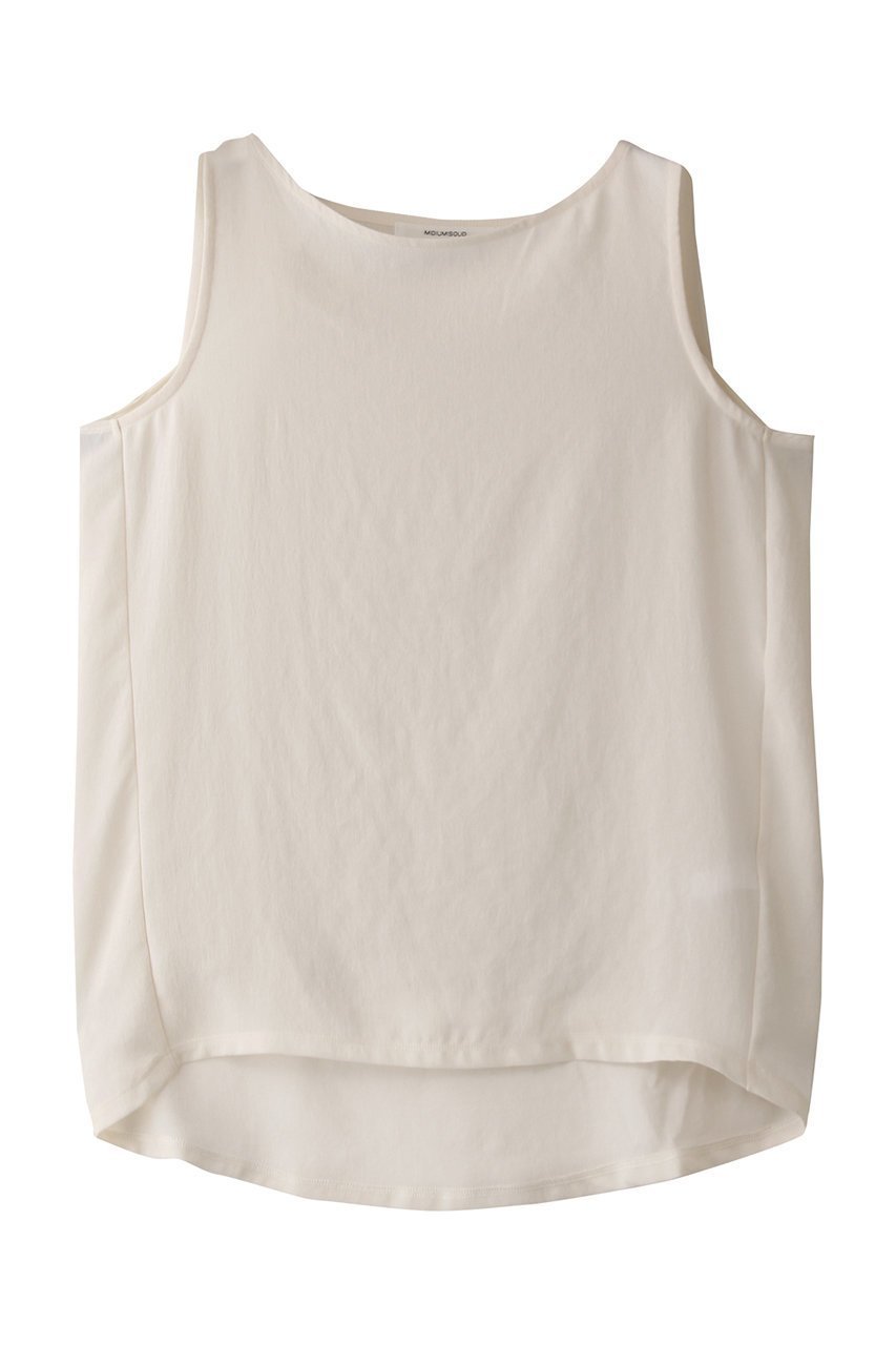 【ミディウミソリッド/MIDIUMISOLID】のn/slv tucked wide PO.S プルオーバー インテリア・キッズ・メンズ・レディースファッション・服の通販 founy(ファニー) 　ファッション　Fashion　レディースファッション　Fashion for Women　トップス・カットソー　Cut & Sew Tops　キャミソール&ノースリーブ　Camisoles & Sleeveless Tops　シャツ・ブラウス・オフィスカジュアル　Elegant Blouses & Button-Ups　カジュアルプルオーバー・ニットトップス　Pullovers & Knit Tops / Casual Pullovers　サマー　Summer, Summer Style　シアー　Sheer, See-Through　ドレープ　Drape, Draping Fabric　ノースリーブ　Sleeveless, No-Sleeve　エレガント 上品　Elegant　夏　Summer　off white|ID: prp329100004562091 ipo3291000000035923013