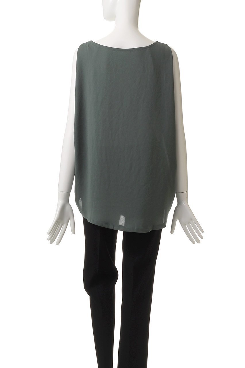 【ミディウミソリッド/MIDIUMISOLID】のn/slv tucked wide PO.S プルオーバー 人気、トレンドファッション・服の通販 founy(ファニー) 　ファッション　Fashion　レディースファッション　Fashion for Women　トップス・カットソー　Cut & Sew Tops　キャミソール&ノースリーブ　Camisoles & Sleeveless Tops　シャツ・ブラウス・オフィスカジュアル　Elegant Blouses & Button-Ups　カジュアルプルオーバー・ニットトップス　Pullovers & Knit Tops / Casual Pullovers　サマー　Summer, Summer Style　シアー　Sheer, See-Through　ドレープ　Drape, Draping Fabric　ノースリーブ　Sleeveless, No-Sleeve　エレガント 上品　Elegant　夏　Summer　other-4|ID: prp329100004562091 ipo3291000000035923018