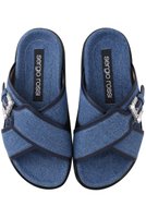 【セルジオ ロッシ/SERGIO ROSSI】のsrTWENTY BUCKLE フラットサンダル 人気、トレンドファッション・服の通販 founy(ファニー) ファッション Fashion レディースファッション WOMEN クリスタル Crystal サンダル Sandals デニム Denim フラット Flat 夏 Summer NEW・新作・新着・新入荷 New Arrivals |ID:prp329100004562092