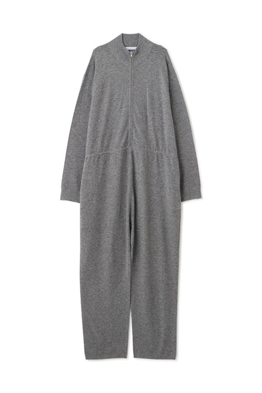 【エトレトウキョウ/ETRE TOKYO】のフロントファスナーニットオールインワン 人気、トレンドファッション・服の通販 founy(ファニー) 　ファッション　Fashion　レディースファッション　Fashion for Women　パンツ　Pants & Trousers　シンプル　Simple, Minimal　ジップ　Zip, Zipper　フロント　Front, Front Design　ブラウジング　Blouson Silhouette, Cinched Waist　other-6|ID: prp329100004563500 ipo3291000000034240639