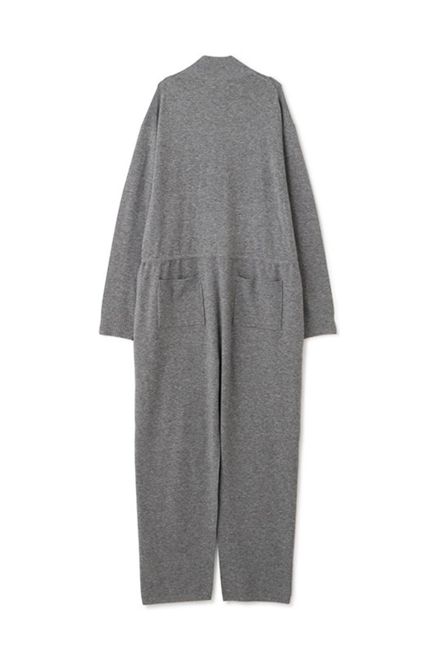 【エトレトウキョウ/ETRE TOKYO】のフロントファスナーニットオールインワン 人気、トレンドファッション・服の通販 founy(ファニー) 　ファッション　Fashion　レディースファッション　Fashion for Women　パンツ　Pants & Trousers　シンプル　Simple, Minimal　ジップ　Zip, Zipper　フロント　Front, Front Design　ブラウジング　Blouson Silhouette, Cinched Waist　other-7|ID: prp329100004563500 ipo3291000000034240640