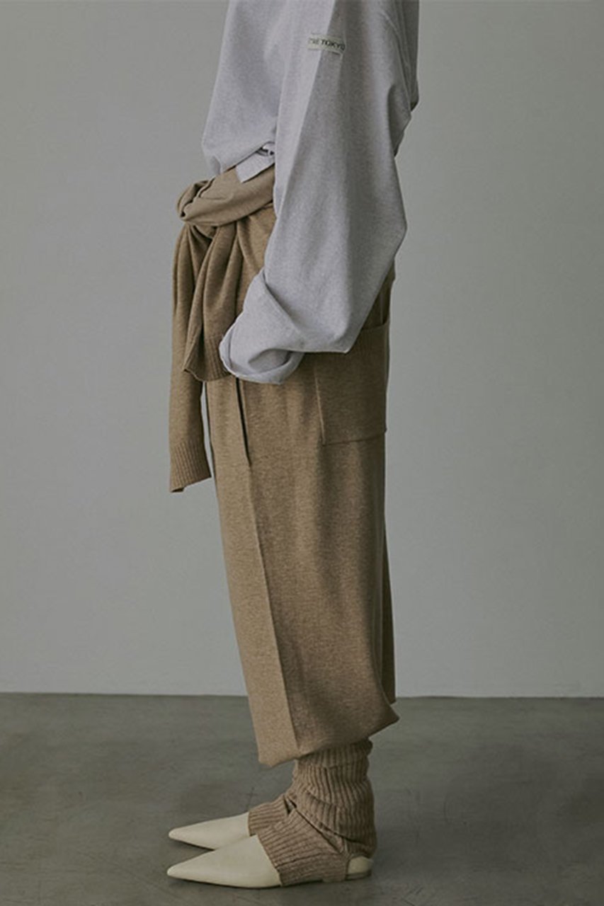 【エトレトウキョウ/ETRE TOKYO】のフロントファスナーニットオールインワン 人気、トレンドファッション・服の通販 founy(ファニー) 　ファッション　Fashion　レディースファッション　Fashion for Women　パンツ　Pants & Trousers　シンプル　Simple, Minimal　ジップ　Zip, Zipper　フロント　Front, Front Design　ブラウジング　Blouson Silhouette, Cinched Waist　other-4|ID: prp329100004563500 ipo3291000000036072327