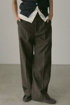 【エトレトウキョウ/ETRE TOKYO】のチェックツィードセンタークリースパンツ 人気、トレンドファッション・服の通販 founy(ファニー) ファッション Fashion レディースファッション Fashion for Women パンツ Pants & Trousers カットソー Cut and Sewn Top クラシカル Classical, Vintage-Inspired コイン Coin, Coin Design ジャケット Jacket, Outerwear セットアップ Set-Up, Coordinated Outfit チェック Check, Plaid, Tartan ツイード Twill, Twill Weave ポケット Pocket, Pocket Detail thumbnail ブラウン|ID: prp329100004563501 ipo3291000000034240643