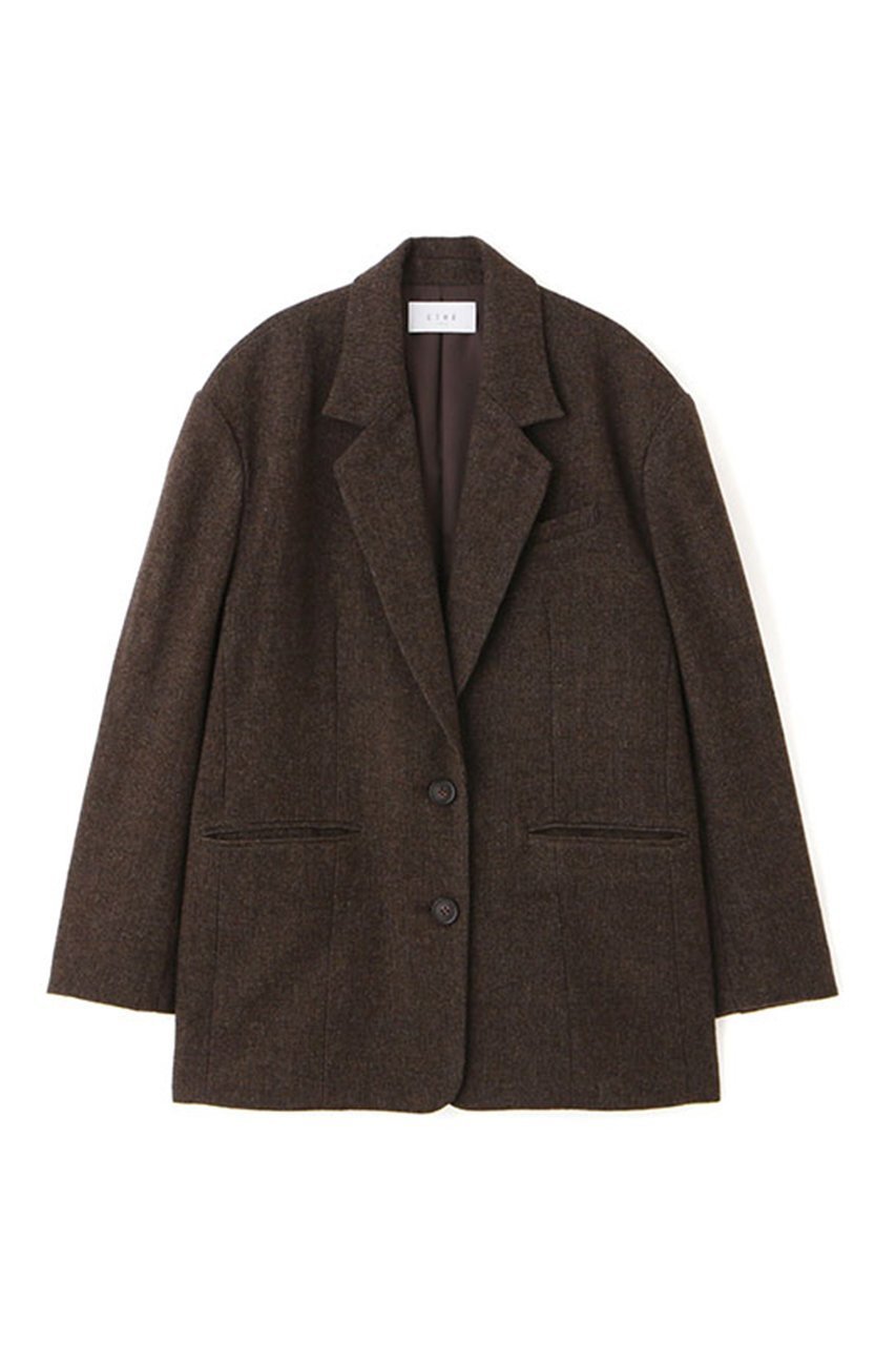 【エトレトウキョウ/ETRE TOKYO】のチェックツィードテーラージャケット 人気、トレンドファッション・服の通販 founy(ファニー) 　ファッション　Fashion　レディースファッション　Fashion for Women　アウター　Coat / Outerwear Collection　レディースジャケット・軽アウター　Jackets　おすすめ　Recommended / Our Picks　クラシカル　Classical, Vintage-Inspired　ジャケット　Jacket, Outerwear　セットアップ　Set-Up, Coordinated Outfit　チェック　Check, Plaid, Tartan　ツイード　Twill, Twill Weave　デニム　Denim, Jeans Material　other-5|ID: prp329100004563502 ipo3291000000034240613