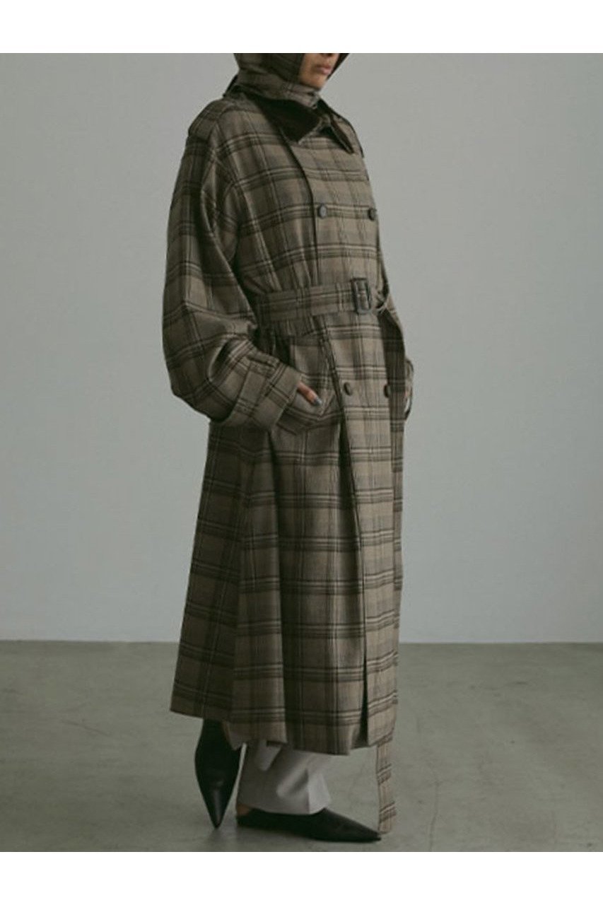 【エトレトウキョウ/ETRE TOKYO】のフードストールロングトレンチコート 人気、トレンドファッション・服の通販 founy(ファニー) 　ファッション　Fashion　レディースファッション　WOMEN　アウター　Coat Outerwear　コート　Coats　トレンチコート　Trench Coats　インナー　Inner　コーデュロイ　Corduroy　シンプル　Simple　ストール　Stall　ロング　Long　NEW・新作・新着・新入荷　New Arrivals　秋　Autumn/Fall　other-2|ID: prp329100004563503 ipo3291000000032271290