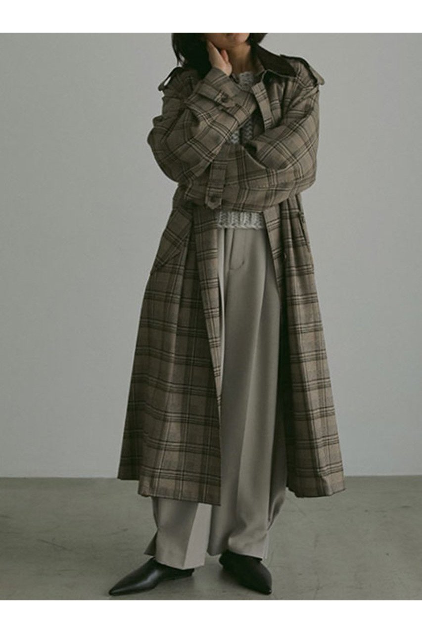 【エトレトウキョウ/ETRE TOKYO】のフードストールロングトレンチコート 人気、トレンドファッション・服の通販 founy(ファニー) 　ファッション　Fashion　レディースファッション　WOMEN　アウター　Coat Outerwear　コート　Coats　トレンチコート　Trench Coats　インナー　Inner　コーデュロイ　Corduroy　シンプル　Simple　ストール　Stall　ロング　Long　NEW・新作・新着・新入荷　New Arrivals　秋　Autumn/Fall　other-3|ID: prp329100004563503 ipo3291000000032271291