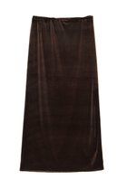 【エトレトウキョウ/ETRE TOKYO】のIラインベロアスカート 人気、トレンドファッション・服の通販 founy(ファニー) ファッション Fashion レディースファッション Fashion for Women スカート Skirts ロングスカート Long Skirts / Maxi & Midi Skirts スリット Slit, Slit Detail セットアップ Set-Up, Coordinated Outfit フィット Fit, Slim Fit ベロア Velour, Soft Velvet ロング Long, Long-Length エレガント 上品 Elegant 新作・新入荷 New Arrivals / New In thumbnail ブラウン|ID: prp329100004563504 ipo3291000000033867636