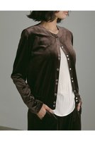 【エトレトウキョウ/ETRE TOKYO】のリングドットベロアトップス 人気、トレンドファッション・服の通販 founy(ファニー) ファッション Fashion レディースファッション WOMEN トップス・カットソー Tops/Tshirt シャツ/ブラウス Shirts/Blouses ロング / Tシャツ T-Shirts カットソー Cut and Sewn ベロア Velour なめらか Smooth カーディガン Cardigan シンプル Simple スタイリッシュ Stylish スリーブ Sleeve セットアップ Set Up ドット Dot フロント Front ベロア Velor リラックス Relax ロング Long エレガント 上品 Elegant NEW・新作・新着・新入荷 New Arrivals |ID:prp329100004563506