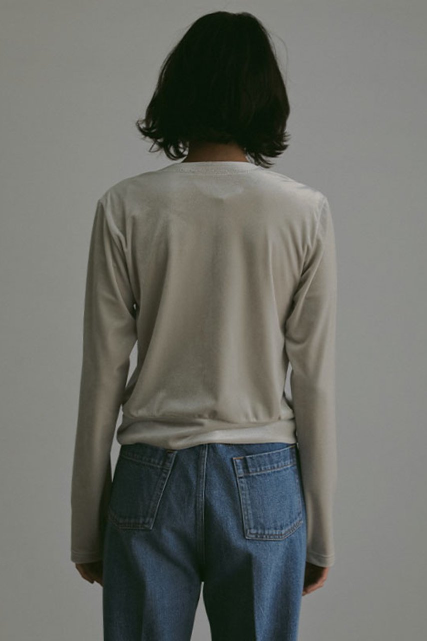 【エトレトウキョウ/ETRE TOKYO】のリングドットベロアトップス 人気、トレンドファッション・服の通販 founy(ファニー) 　ファッション　Fashion　レディースファッション　WOMEN　トップス・カットソー　Tops/Tshirt　シャツ/ブラウス　Shirts/Blouses　ロング / Tシャツ　T-Shirts　カットソー　Cut and Sewn　ベロア　Velour　なめらか　Smooth　カーディガン　Cardigan　シンプル　Simple　スタイリッシュ　Stylish　スリーブ　Sleeve　セットアップ　Set Up　ドット　Dot　フロント　Front　ベロア　Velor　リラックス　Relax　ロング　Long　エレガント 上品　Elegant　NEW・新作・新着・新入荷　New Arrivals　other-5|ID: prp329100004563506 ipo3291000000032271323