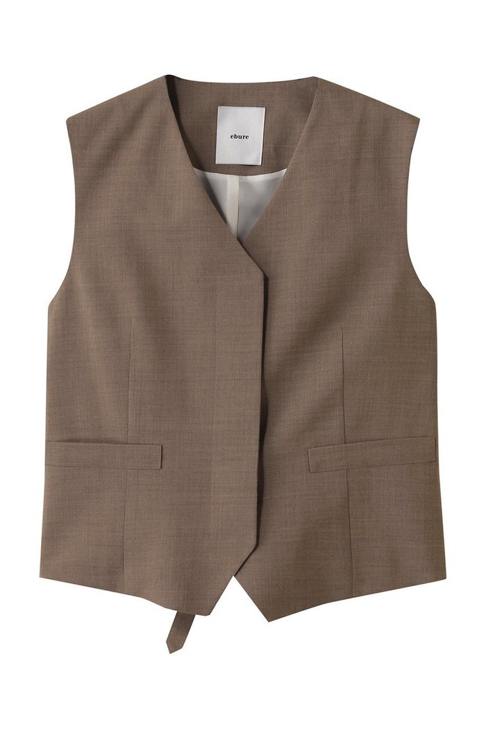 【エブール/ebure】のクリアウール ジレ インテリア・キッズ・メンズ・レディースファッション・服の通販 founy(ファニー) https://founy.com/ ファッション Fashion レディースファッション Fashion for Women アウター Coat / Outerwear Collection レディースジャケット・軽アウター Jackets おすすめ Recommended / Our Picks インナー Innerwear キャミ Camisole, Cami Top シェイプ Shape, Slim Fit ジャケット Jacket, Outerwear スタイリッシュ Stylish, Fashionable セットアップ Set-Up, Coordinated Outfit タンク Tank Top, Sleeveless Top ベスト Vest, Waistcoat マニッシュ Mannish, Boyish |ID: prp329100004563513 ipo3291000000036200764