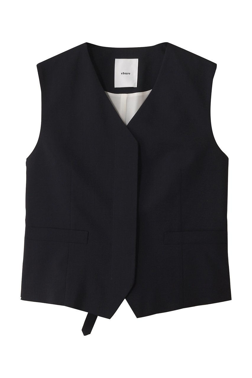 【エブール/ebure】のクリアウール ジレ インテリア・キッズ・メンズ・レディースファッション・服の通販 founy(ファニー) ファッション Fashion レディースファッション Fashion for Women アウター Coat / Outerwear Collection レディースジャケット・軽アウター Jackets おすすめ Recommended / Our Picks インナー Innerwear キャミ Camisole, Cami Top シェイプ Shape, Slim Fit ジャケット Jacket, Outerwear スタイリッシュ Stylish, Fashionable セットアップ Set-Up, Coordinated Outfit タンク Tank Top, Sleeveless Top ベスト Vest, Waistcoat マニッシュ Mannish, Boyish ネイビー|ID: prp329100004563513 ipo3291000000036200766