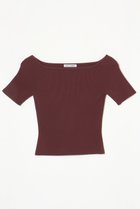 【ナイスナイスモーメント/NICENICE MOMENT】のオープンショルダーシェル(不織布カップ付き) 人気、トレンドファッション・服の通販 founy(ファニー) ファッション Fashion レディースファッション Fashion for Women トップス・カットソー Cut & Sew Tops ニット Knit Tops & Sweaters カジュアルプルオーバー・ニットトップス Pullovers & Knit Tops / Casual Pullovers フィット Fit, Slim Fit 再入荷 Restock / Back in Stock thumbnail チェリーラッカー|ID: prp329100004563525 ipo3291000000032812859
