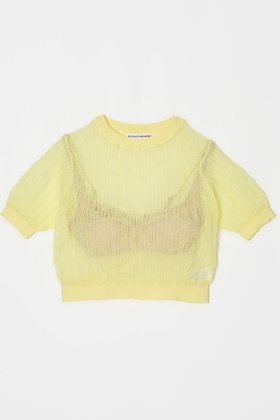 【ナイスナイスモーメント/NICENICE MOMENT】のレースニットトップ(ローカットブラ付き) 人気、トレンドファッション・服の通販 founy(ファニー) ファッション Fashion レディースファッション WOMEN トップス・カットソー Tops/Tshirt ニット Knit Tops プルオーバー Pullover インナー Inner シンプル Simple トレンド Trend ボトム Bottom レース Race NEW・新作・新着・新入荷 New Arrivals |ID:prp329100004563538
