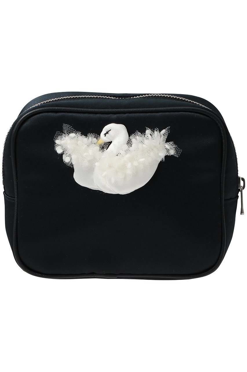 【ラドロー/LUDLOW】の【ELLE SHOP限定】Pouch with tissue case インテリア・キッズ・メンズ・レディースファッション・服の通販 founy(ファニー) 　ファッション　Fashion　レディースファッション　WOMEN　ポーチ　Pouches　スペシャル　Special　ポーチ　Pouch　モチーフ　Motif　レース　Race　NEW・新作・新着・新入荷　New Arrivals　スワン|ID: prp329100004563541 ipo3291000000032271630