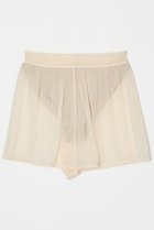 【ナイスナイスモーメント/NICENICE MOMENT】のジャージショーツ&メッシュフレアパンツ セット ベージュ|ID: prp329100004563562 ipo3291000000032271777