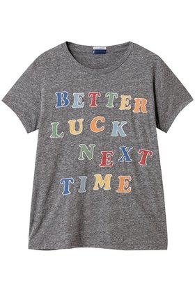 【マザー/MOTHER】 BETTER LUCK NEXT TIME プリントTシャツ(BTL)人気、トレンドファッション・服の通販 founy(ファニー) ファッション Fashion レディースファッション WOMEN トップス・カットソー Tops/Tshirt シャツ/ブラウス Shirts/Blouses ロング / Tシャツ T-Shirts カットソー Cut and Sewn グラフィック Graphic ショート Short スニーカー Sneakers スリム Slim スリーブ Sleeve デニム Denim フェミニン Feminine プリント Print 夏 Summer 定番 Standard NEW・新作・新着・新入荷 New Arrivals 春 Spring S/S・春夏 Ss・Spring/Summer 無地 Plain Color |ID:prp329100004563568