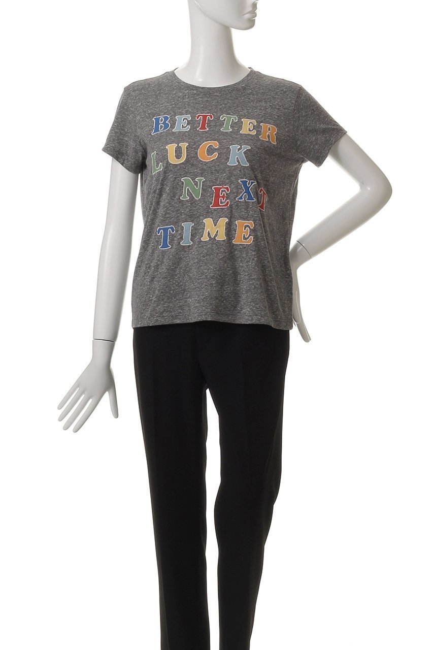 【マザー/MOTHER】のBETTER LUCK NEXT TIME プリントTシャツ(BTL) 人気、トレンドファッション・服の通販 founy(ファニー) 　ファッション　Fashion　レディースファッション　WOMEN　トップス・カットソー　Tops/Tshirt　シャツ/ブラウス　Shirts/Blouses　ロング / Tシャツ　T-Shirts　カットソー　Cut and Sewn　グラフィック　Graphic　ショート　Short　スニーカー　Sneakers　スリム　Slim　スリーブ　Sleeve　デニム　Denim　フェミニン　Feminine　プリント　Print　夏　Summer　定番　Standard　NEW・新作・新着・新入荷　New Arrivals　春　Spring　S/S・春夏　Ss・Spring/Summer　無地　Plain Color　other-2|ID: prp329100004563568 ipo3291000000032271833
