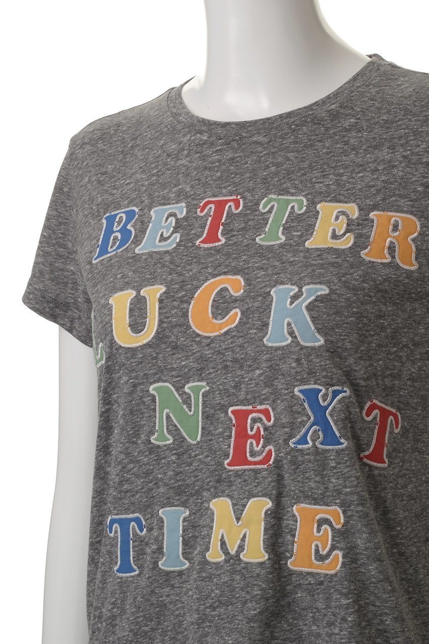 【マザー/MOTHER】のBETTER LUCK NEXT TIME プリントTシャツ(BTL) 人気、トレンドファッション・服の通販 founy(ファニー) 　ファッション　Fashion　レディースファッション　WOMEN　トップス・カットソー　Tops/Tshirt　シャツ/ブラウス　Shirts/Blouses　ロング / Tシャツ　T-Shirts　カットソー　Cut and Sewn　グラフィック　Graphic　ショート　Short　スニーカー　Sneakers　スリム　Slim　スリーブ　Sleeve　デニム　Denim　フェミニン　Feminine　プリント　Print　夏　Summer　定番　Standard　NEW・新作・新着・新入荷　New Arrivals　春　Spring　S/S・春夏　Ss・Spring/Summer　無地　Plain Color　other-5|ID: prp329100004563568 ipo3291000000032271839