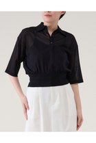 【マルティニーク/martinique】のクリスプC/Nポロ(セットアップ可) 人気、トレンドファッション・服の通販 founy(ファニー) ファッション Fashion レディースファッション WOMEN トップス・カットソー Tops/Tshirt ニット Knit Tops プルオーバー Pullover おすすめ Recommend シアー Sheer セットアップ Set Up エレガント 上品 Elegant 夏 Summer NEW・新作・新着・新入荷 New Arrivals thumbnail ブラック|ID: prp329100004563572 ipo3291000000032271851