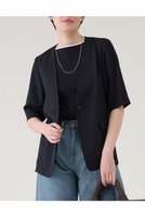 【マルティニーク/martinique】のハーフスリーブジャケット(セットアップ可) 人気、トレンドファッション・服の通販 founy(ファニー) ファッション Fashion レディースファッション WOMEN アウター Coat Outerwear ジャケット Jackets おすすめ Recommend ジャケット Jacket セットアップ Set Up ドレープ Drape リラックス Relax 半袖 Short Sleeve NEW・新作・新着・新入荷 New Arrivals |ID:prp329100004563579