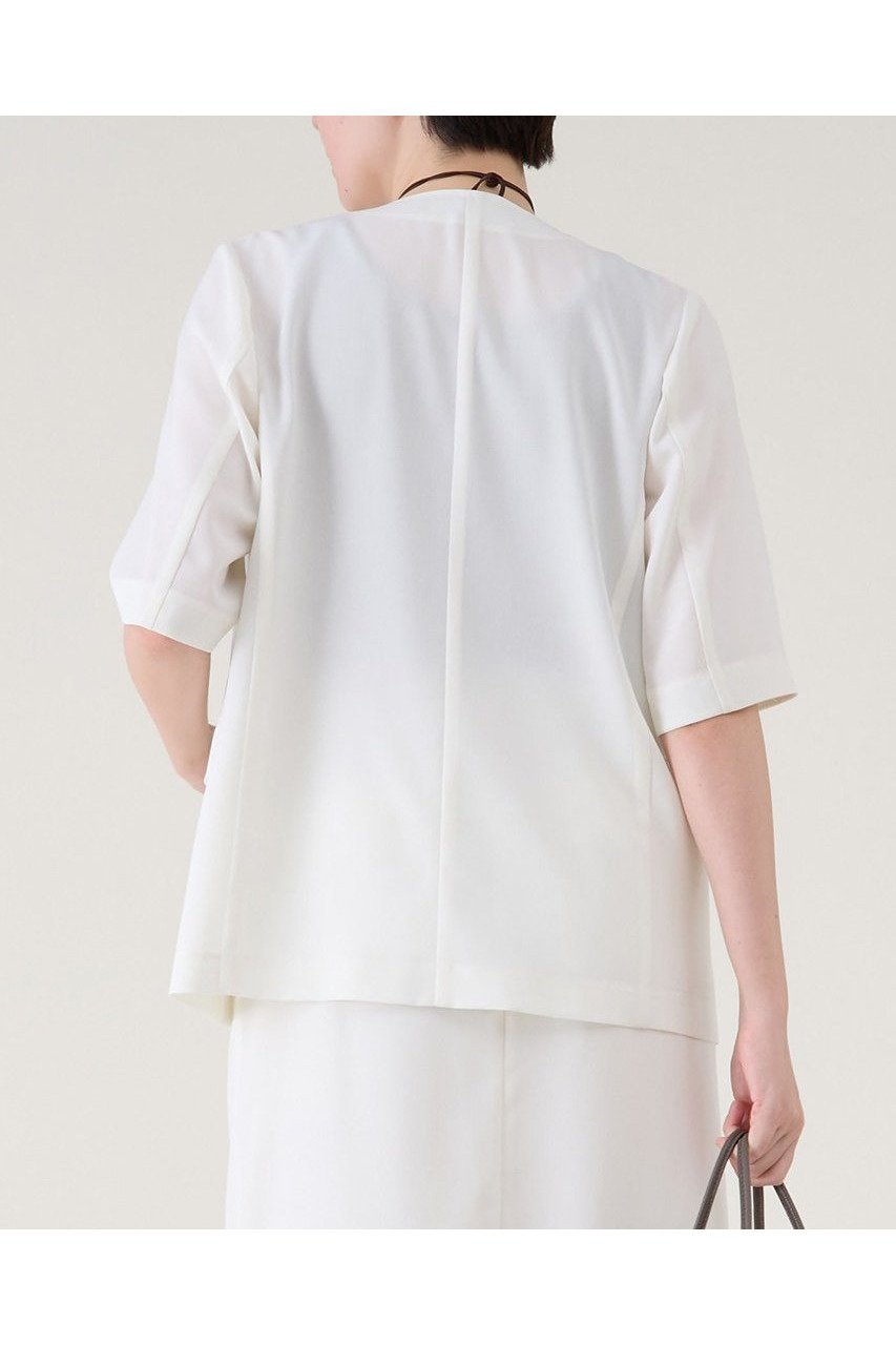 【マルティニーク/martinique】のハーフスリーブジャケット(セットアップ可) 人気、トレンドファッション・服の通販 founy(ファニー) 　ファッション　Fashion　レディースファッション　WOMEN　アウター　Coat Outerwear　ジャケット　Jackets　おすすめ　Recommend　ジャケット　Jacket　セットアップ　Set Up　ドレープ　Drape　リラックス　Relax　半袖　Short Sleeve　NEW・新作・新着・新入荷　New Arrivals　other-3|ID: prp329100004563579 ipo3291000000032271903