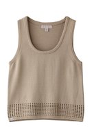 【ベアフット ドリームズ/BAREFOOT DREAMS】のサンブリーチ メッシュ タンク 人気、トレンドファッション・服の通販 founy(ファニー) ファッション Fashion レディースファッション Fashion for Women トップス・カットソー Cut & Sew Tops ニット Knit Tops & Sweaters カジュアルプルオーバー・ニットトップス Pullovers & Knit Tops / Casual Pullovers かぎ針 Crochet タンク Tank Top, Sleeveless Top トレンド Trend, Trending Now メッシュ Mesh, Net Fabric リラックス Relax, Relaxed Fit エレガント 上品 Elegant 定番 Standard, Basic Item 軽量 Lightweight, Ultra Light |ID:prp329100004563586