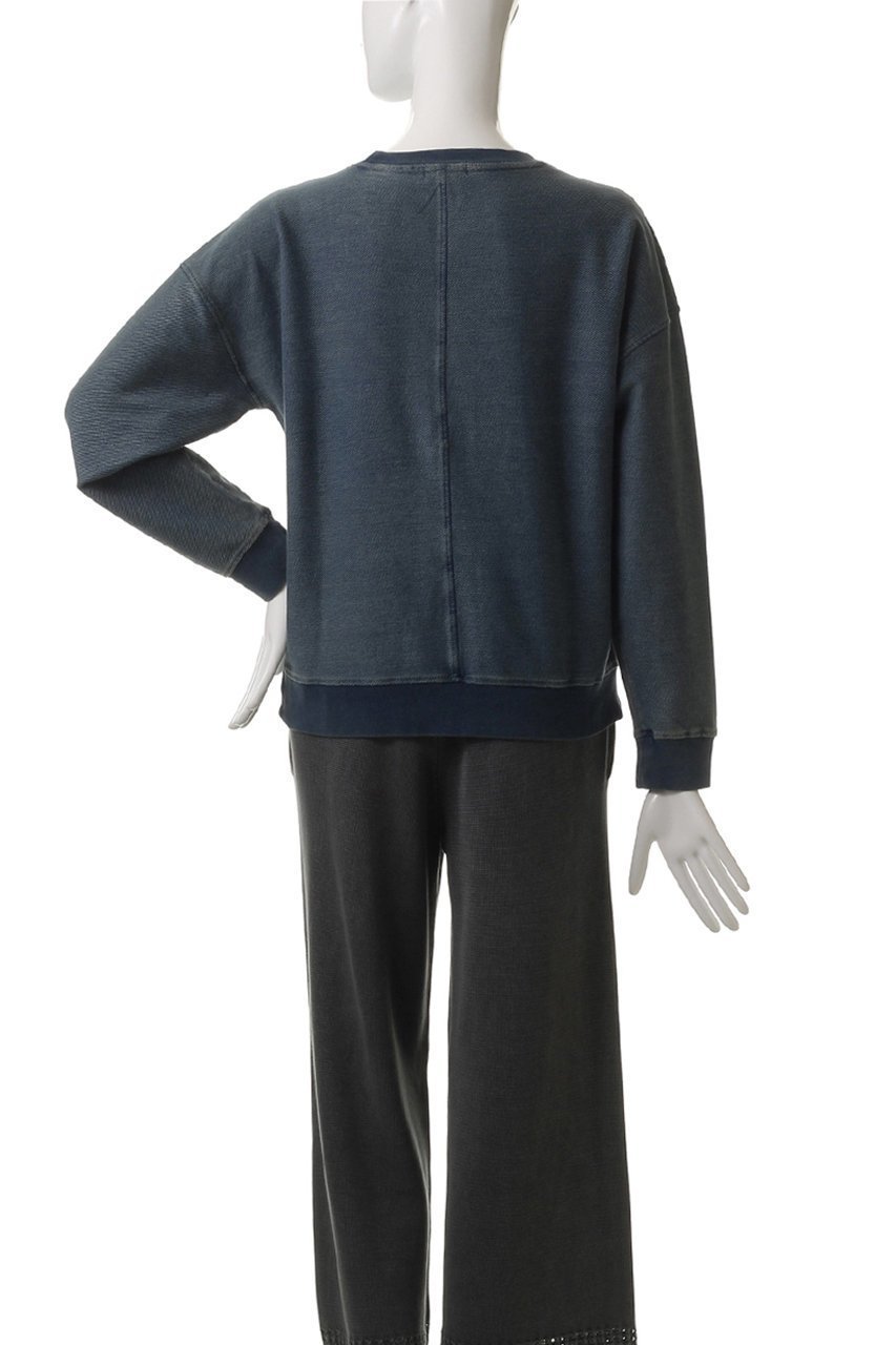【ベアフット ドリームズ/BAREFOOT DREAMS】のインディゴ ニット プルオーバー 人気、トレンドファッション・服の通販 founy(ファニー) 　ファッション　Fashion　レディースファッション　WOMEN　トップス・カットソー　Tops/Tshirt　ニット　Knit Tops　プルオーバー　Pullover　インディゴ　Indigo　ウォッシュ　Wash　コンパクト　Compact　ショート　Short　セットアップ　Set Up　デニム　Denim　NEW・新作・新着・新入荷　New Arrivals　other-4|ID: prp329100004563588 ipo3291000000032271966