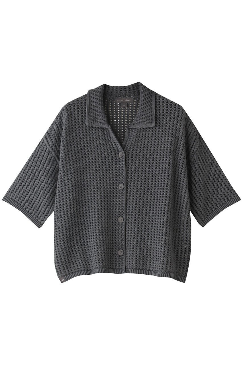 【ベアフット ドリームズ/BAREFOOT DREAMS】のサンブリーチ メッシュ ショートスリーブ インテリア・キッズ・メンズ・レディースファッション・服の通販 founy(ファニー) 　ファッション　Fashion　レディースファッション　Fashion for Women　トップス・カットソー　Cut & Sew Tops　ニット　Knit Tops & Sweaters　カーディガン・羽織り　Layered Style Cardigans　かぎ針　Crochet　カーディガン　Cardigan, Knitwear　ショート　Short, Short Length　スリーブ　Sleeve, Long Sleeve / Short Sleeve　トレンド　Trend, Trending Now　フォーマル　Formal, Dressy　メッシュ　Mesh, Net Fabric　ヴィンテージ　Vintage Style　夏　Summer　羽織　Haori, Light Jacket　軽量　Lightweight, Ultra Light　ブラック|ID: prp329100004563590 ipo3291000000035488123