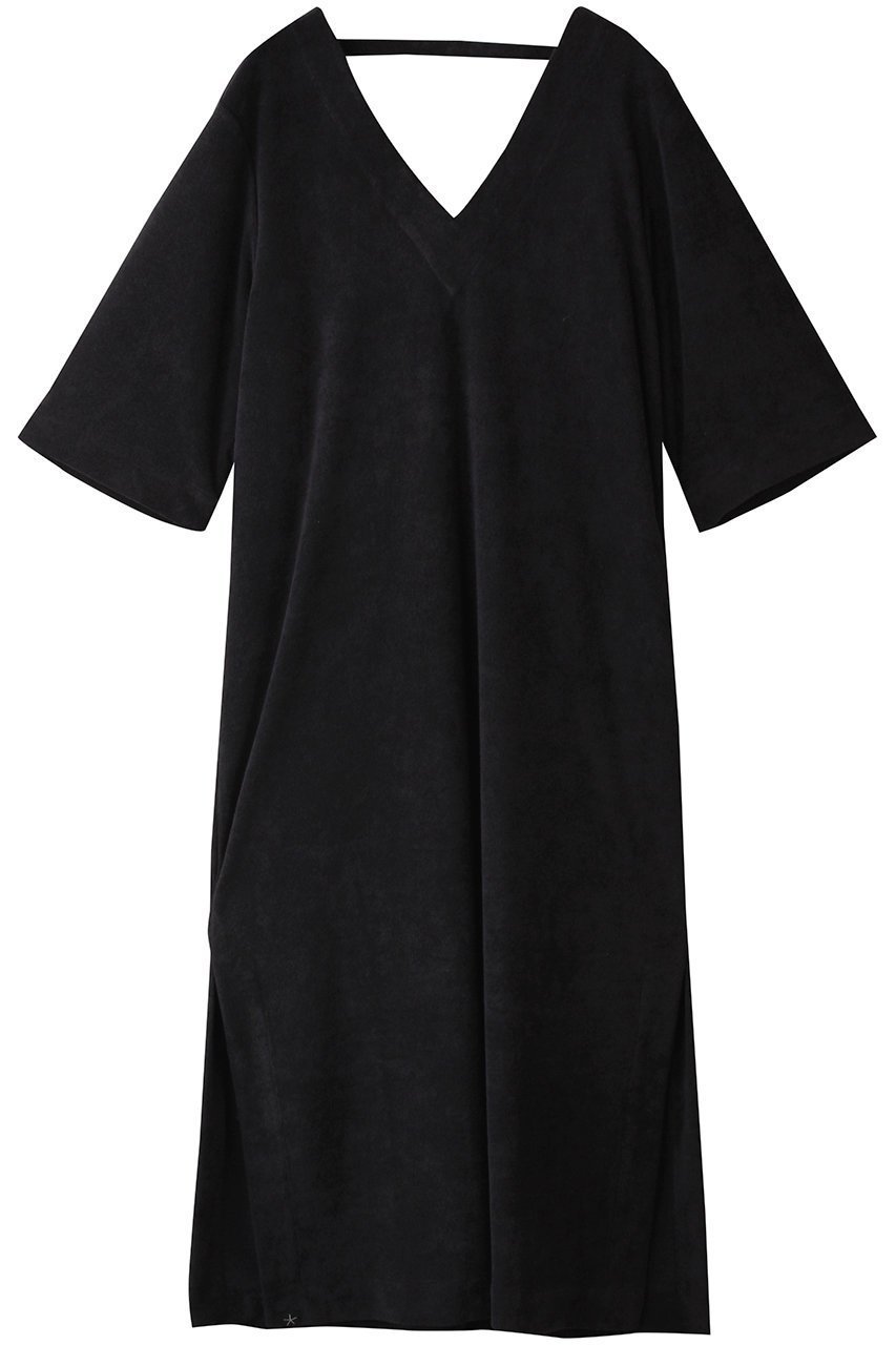 【ベアフット ドリームズ/BAREFOOT DREAMS】のコージーテリー ダブルVネック カフタン ドレス インテリア・キッズ・メンズ・レディースファッション・服の通販 founy(ファニー) ファッション Fashion レディースファッション Fashion for Women ワンピース Dresses フォーマル・パーティードレス・結婚式用ドレス Elegant & Casual Dresses チュニック Tunic Tops & Dresses スリット Slit, Slit Detail ダブル Double, Double-Breasted チュニック Tunic, Long Top ドレス Dress, One-Piece ビーチ Beach, Seaside ブラック|ID: prp329100004563595 ipo3291000000036083447